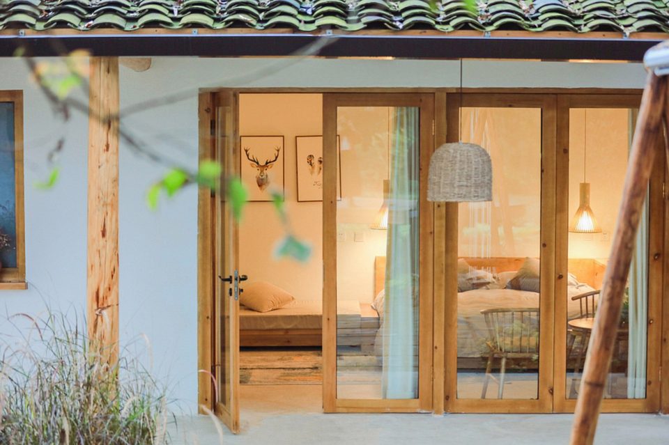 Tea time courtyard China by Shall design