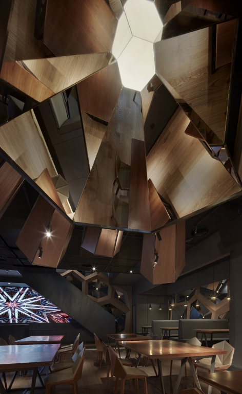 Blooming restaurant Beijing Solana China by YIMU