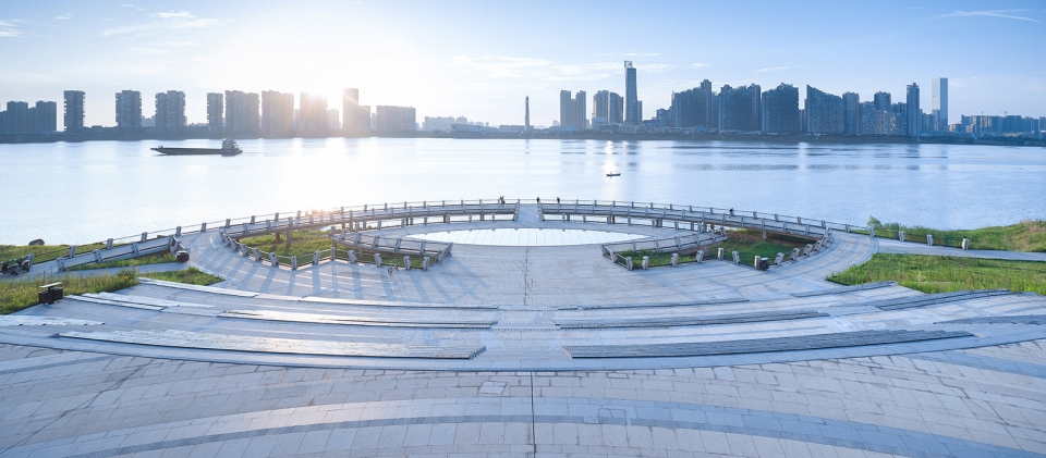 Changsha Xiang River West Bank Commercial Tourism Landscape Zone China by GVL