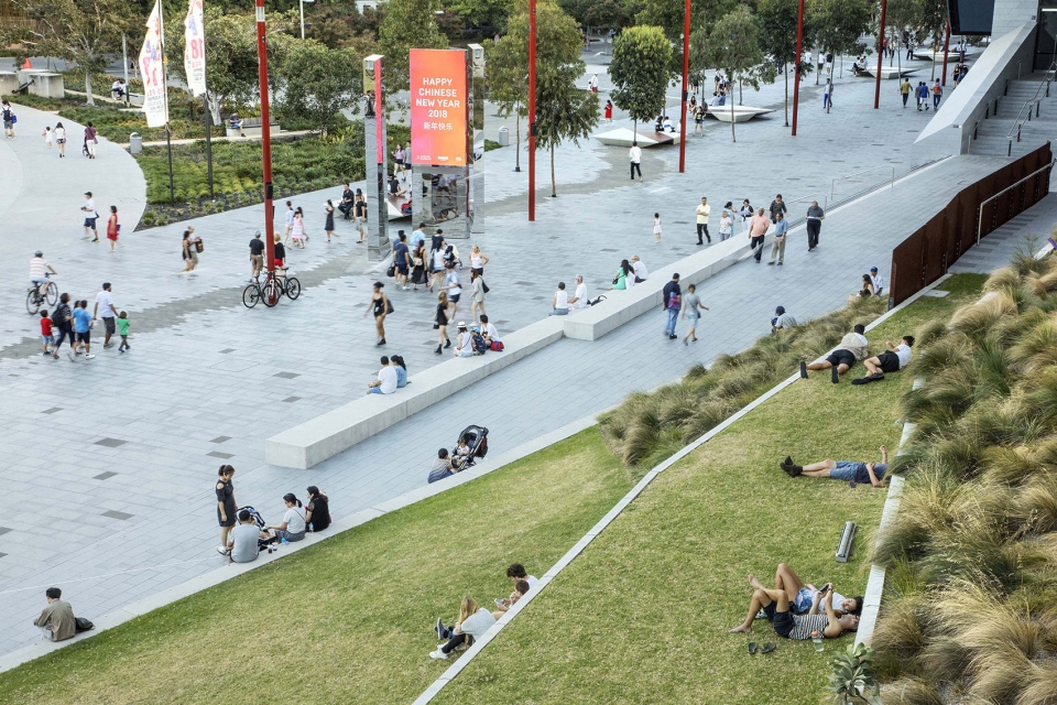 Darling Harbour Public Realm Sydney by HASSELL