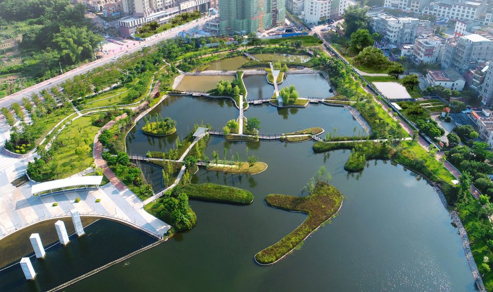 Qinjiang Riverside Wetland Park Guang dong by Palm Design
