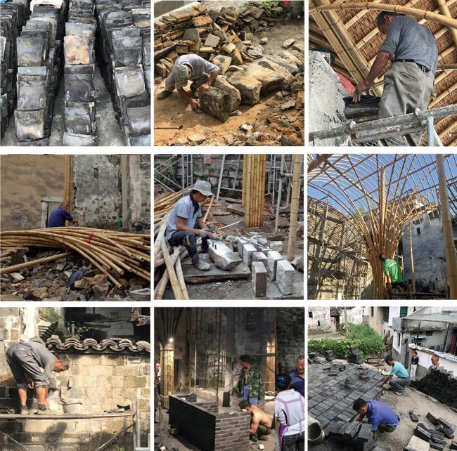 A 本土材料搜集与传统建造工艺