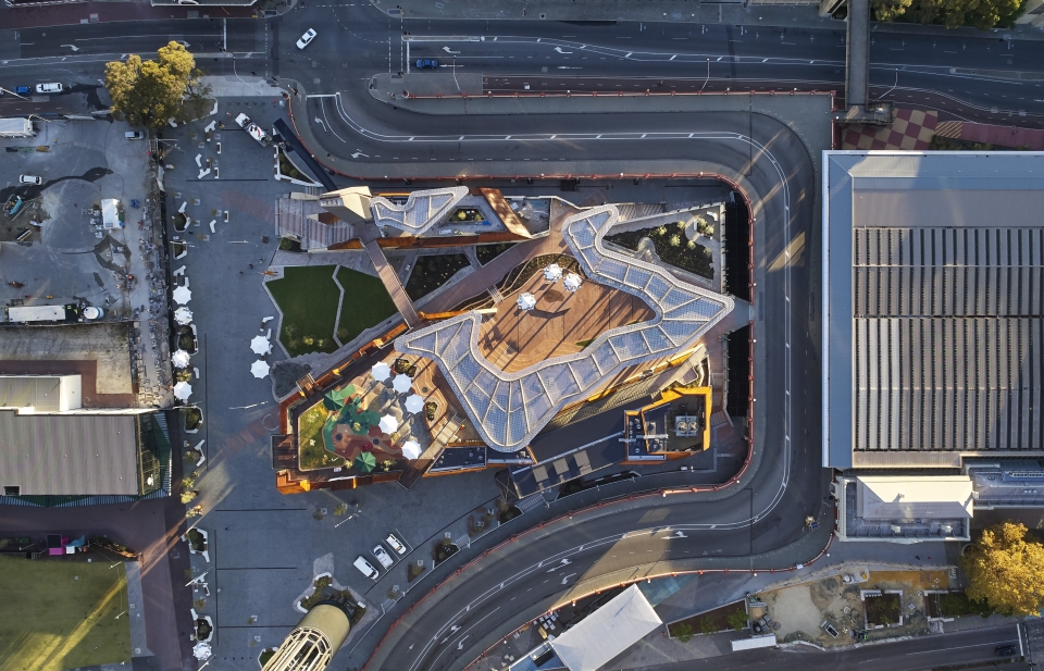 ASPECT Studios Yagan Square bird eye view