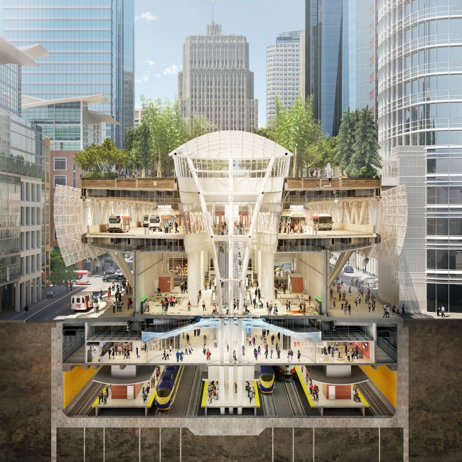 Salesforce Transit Center Section