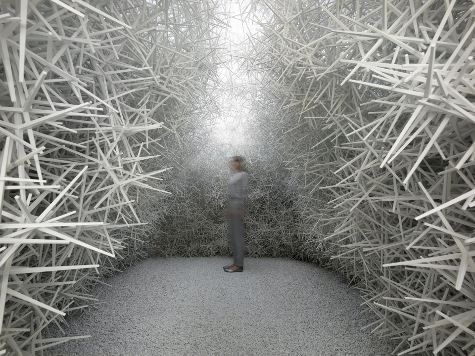 ICD Aggregate Pavilion 2018 by ICD University of Stuttgart