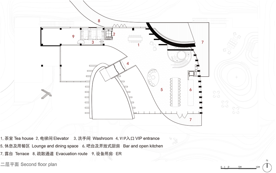hilltop gallery china by deep architects