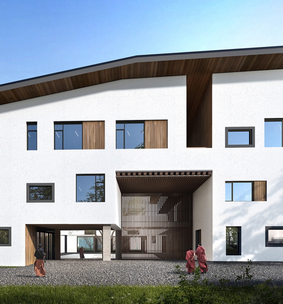 medog meteorological center tibet china by eid architecture