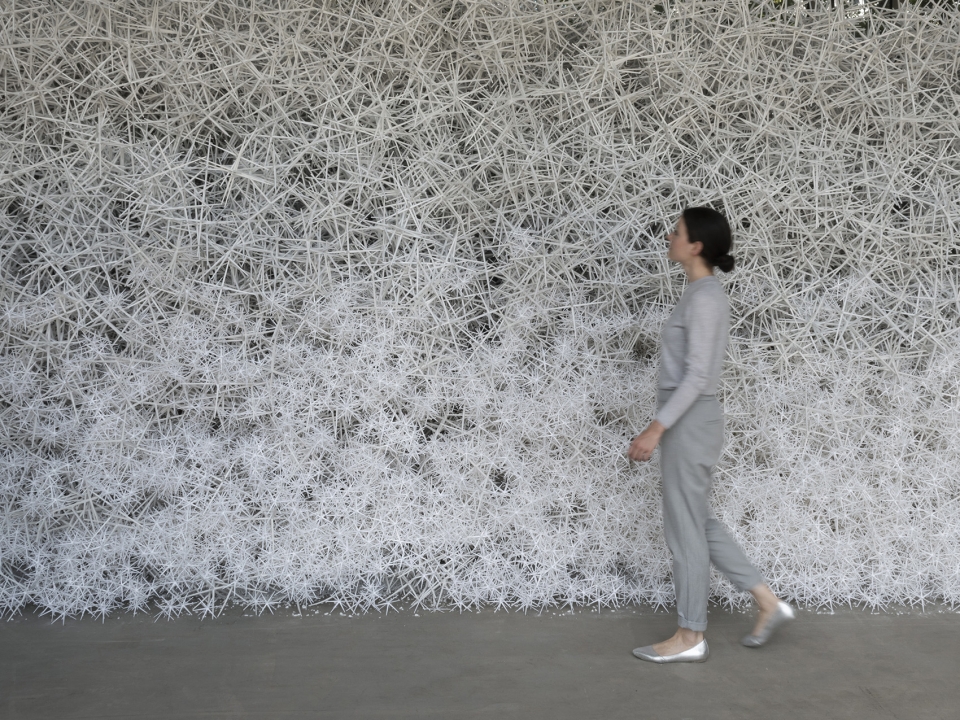 ICD Aggregate Pavilion 2018 by ICD University of Stuttgart