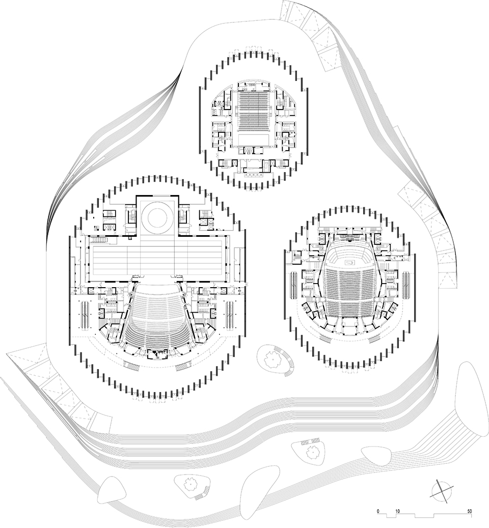 Guangxi Culture Art Center by gmp