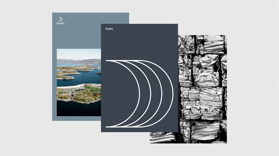 visual identity design for hydro by snohetta