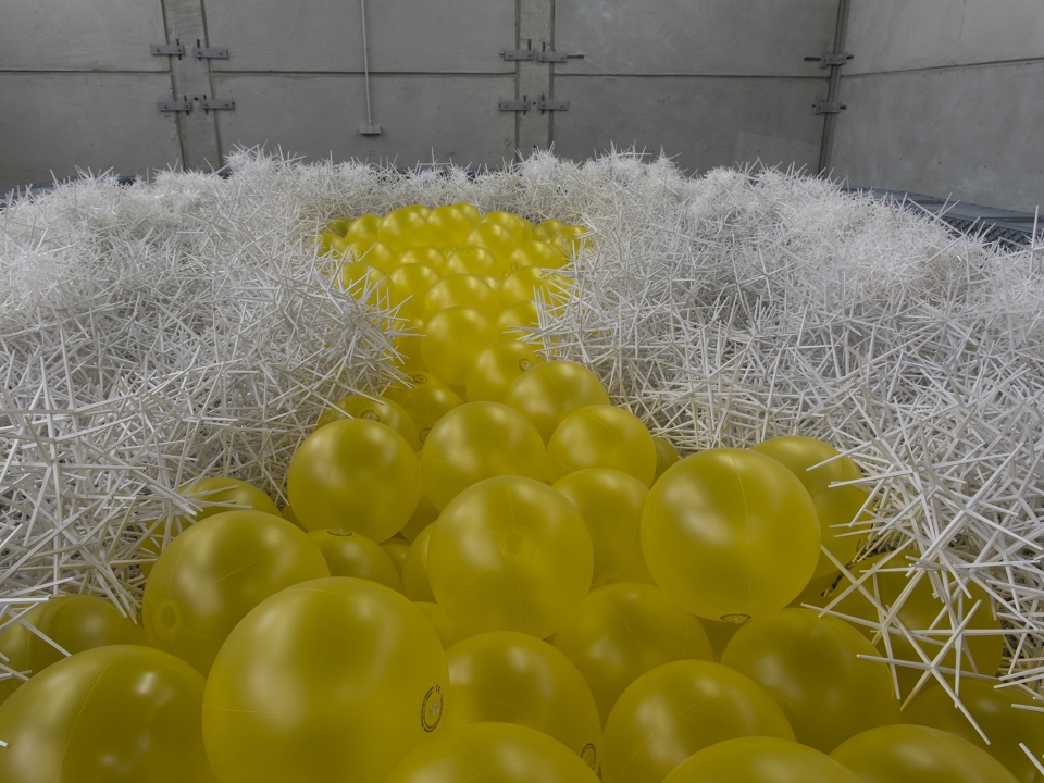 ICD Aggregate Pavilion 2018 by ICD University of Stuttgart