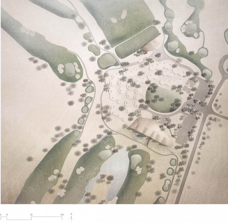 ayla golfclub by oppenheim architecture