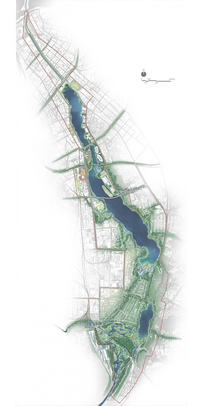 Development of the Kaban Lakes System’s Embankments Master Plan and Landscape Design