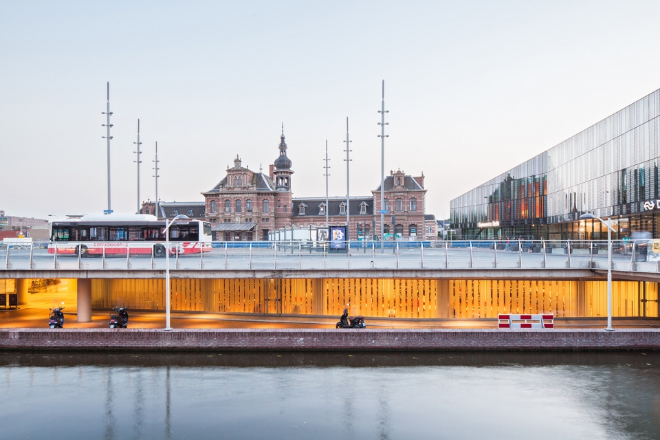 Delft City Hall and Train Station