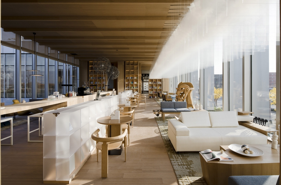 a library in the cloud Lacime architecture