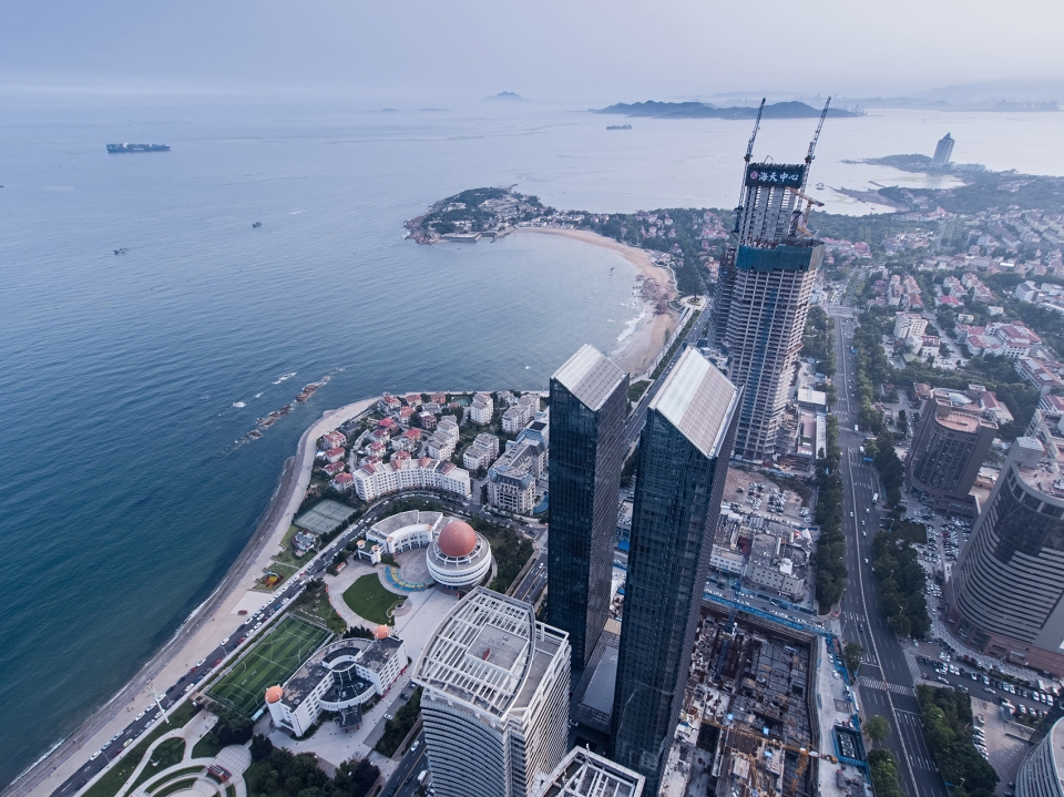 Qingdao Deep Blue Center China by gad