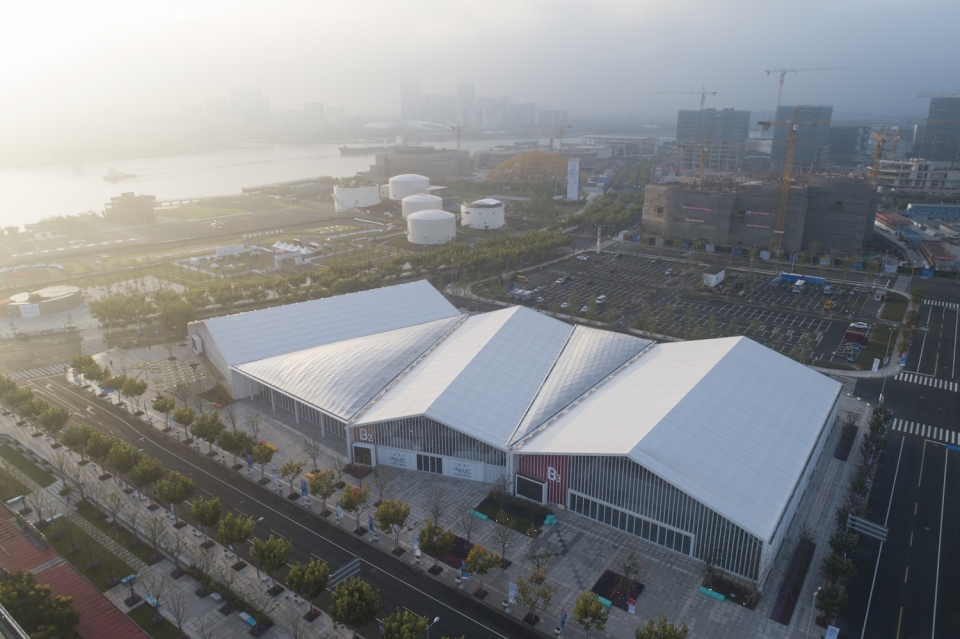 West Bund World AI Conference Venue B China by Archi Union Architecture Design
