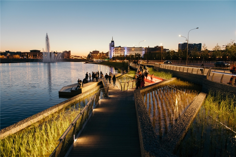 Development of the Kaban Lakes System’s Embankments Master Plan and Landscape Design by TURENSCAPE