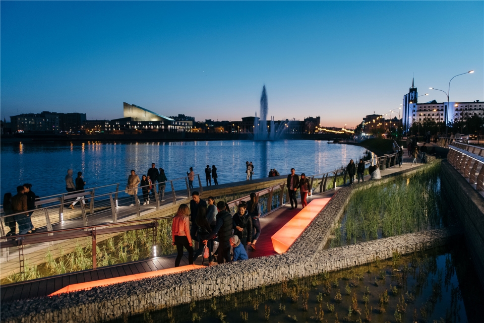 Development of the Kaban Lakes System’s Embankments Master Plan and Landscape Design by TURENSCAPE