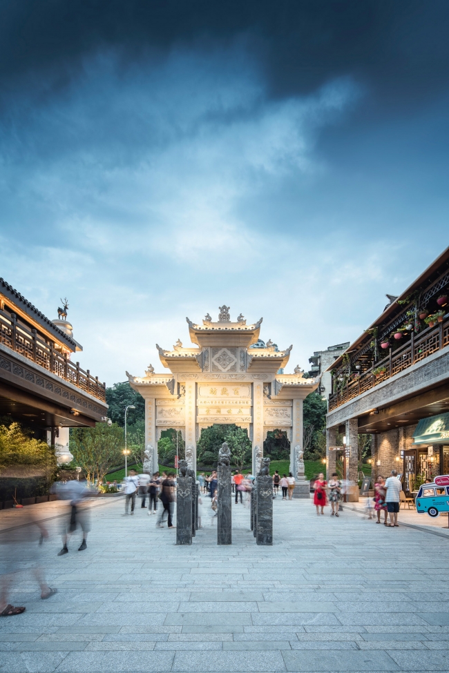 Chongqing Landmark Riverside Park Danzishi Old Street China by LWK