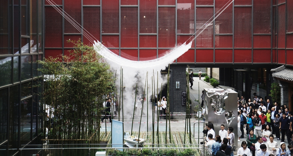 iCloud installation China by xian architects