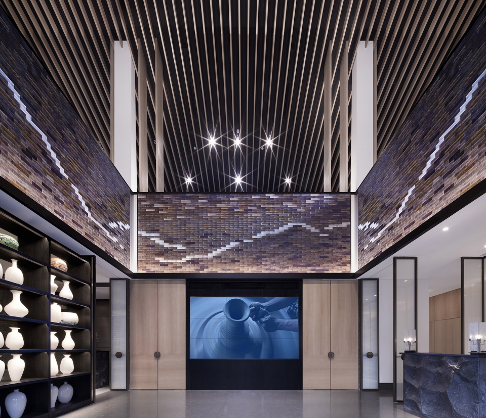 Yuwang Mountain Town Pottery and Colored Glaze Workshop china by Co Direction Design