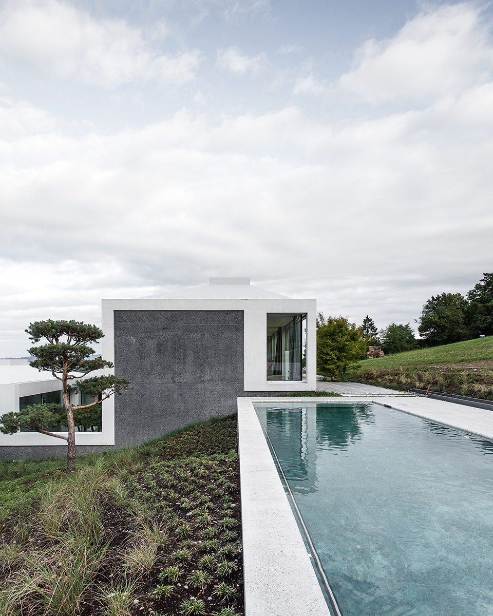 courtyard houses in zumikon by think architecture