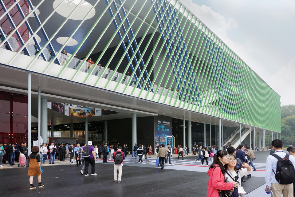 second stage of hangzhou cloud town exhibition center china by approach design
