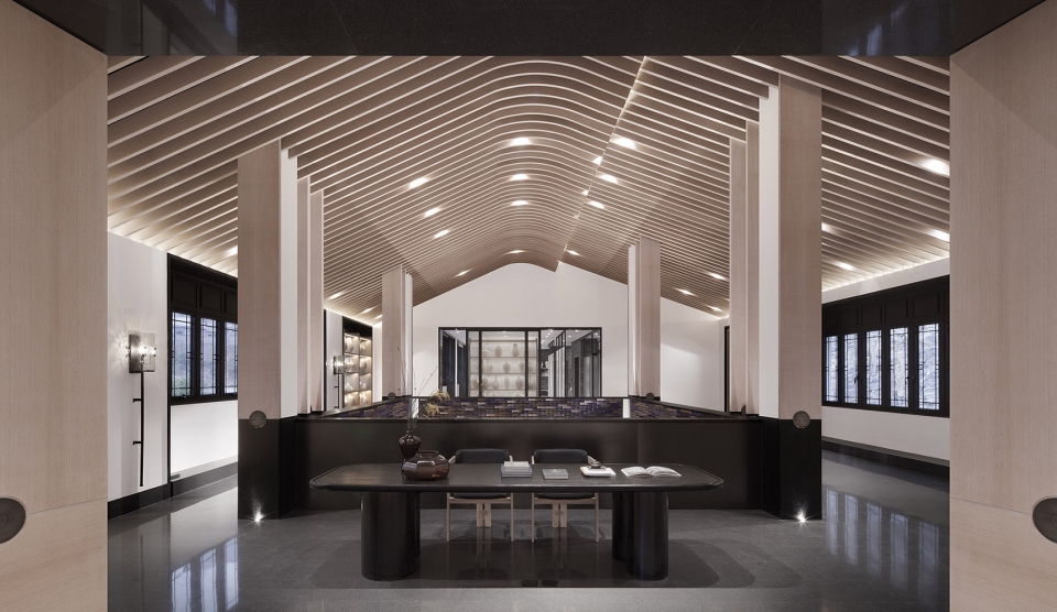 Yuwang Mountain Town Pottery and Colored Glaze Workshop china by Co Direction Design