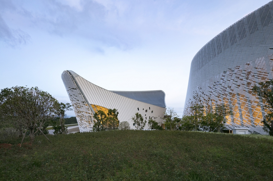fuzhou strait culture and art centre china by pes architects