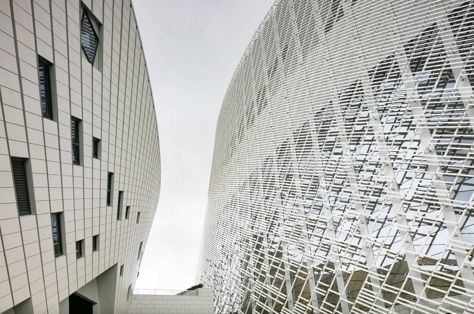 fuzhou strait culture and art centre china by pes architects