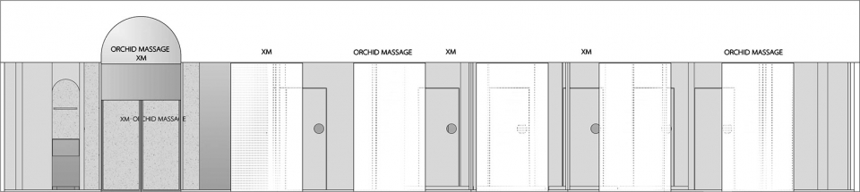 Orchid oil massage by Nanjing Linear Architecture