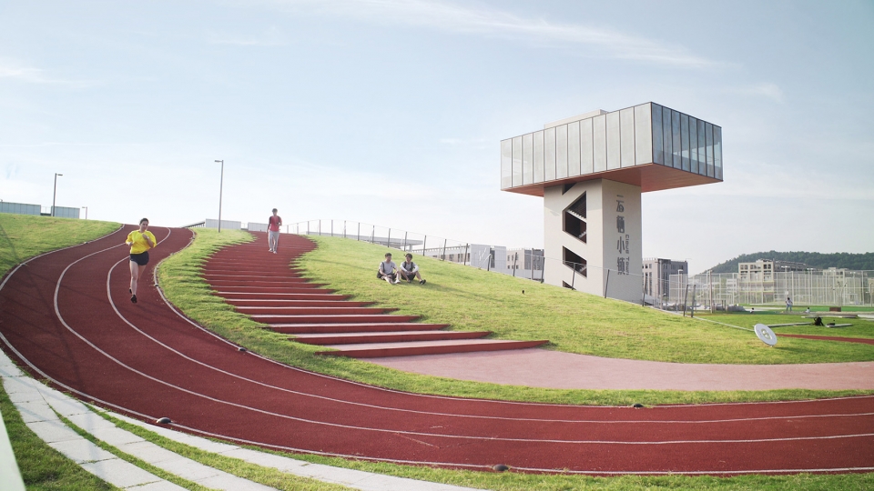 second stage of hangzhou cloud town exhibition center china by approach design