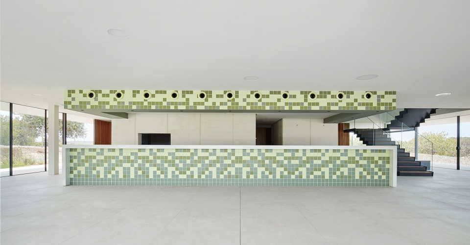 tennis terraces by gras arquitectos