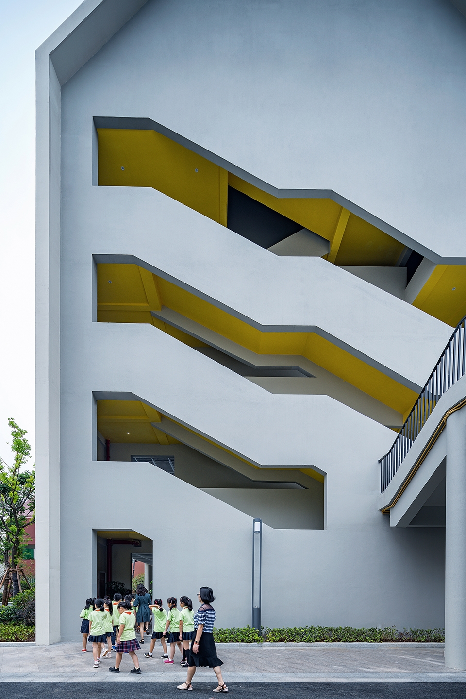 hangzhou haishu school of future sci tech city china by lycs architecture
