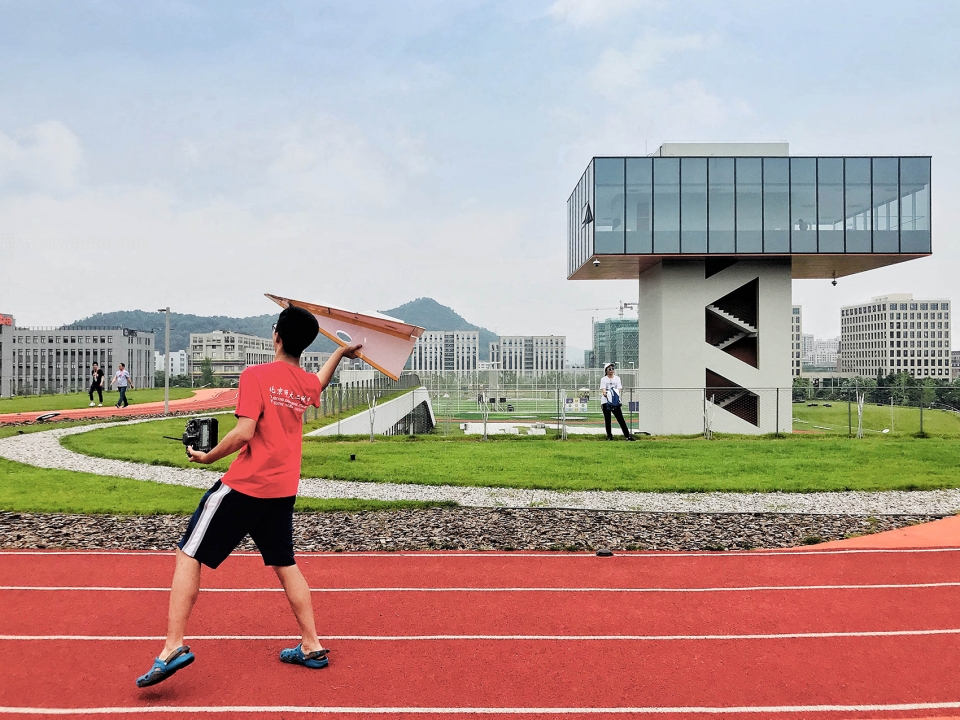 second stage of hangzhou cloud town exhibition center china by approach design
