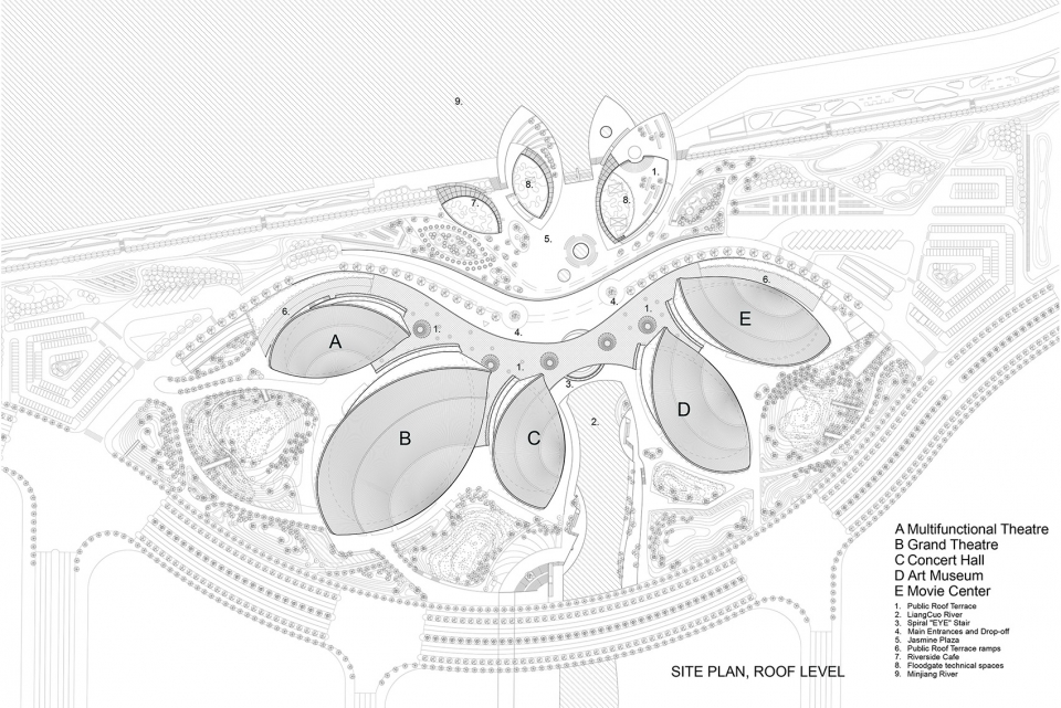 fuzhou strait culture and art centre china by pes architects
