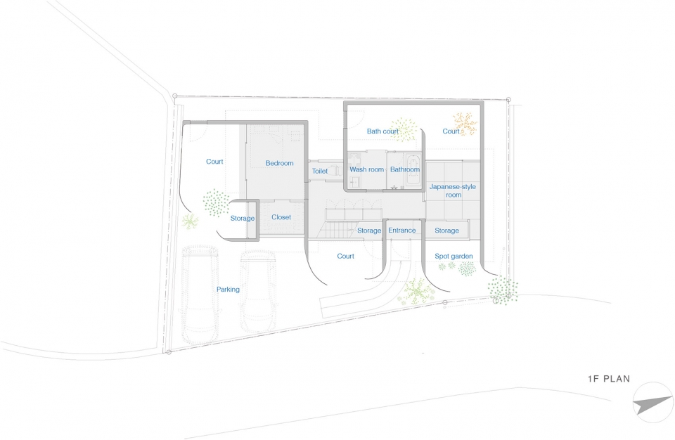 house on stylobate yM design office