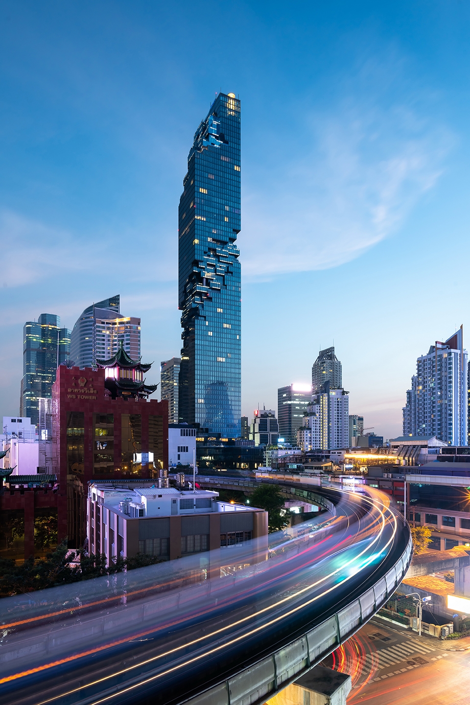 mahanakhon tower by buro ole scheeren
