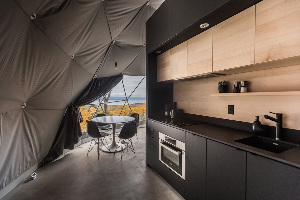 domes charlevoix by bourgeois lechasseur architects