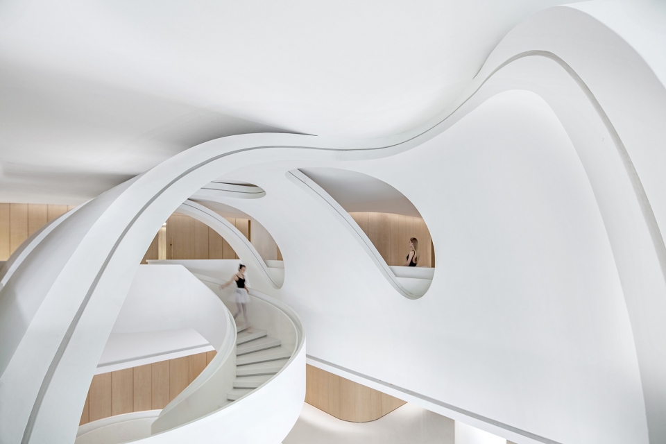 hele international art center china by pone architecture