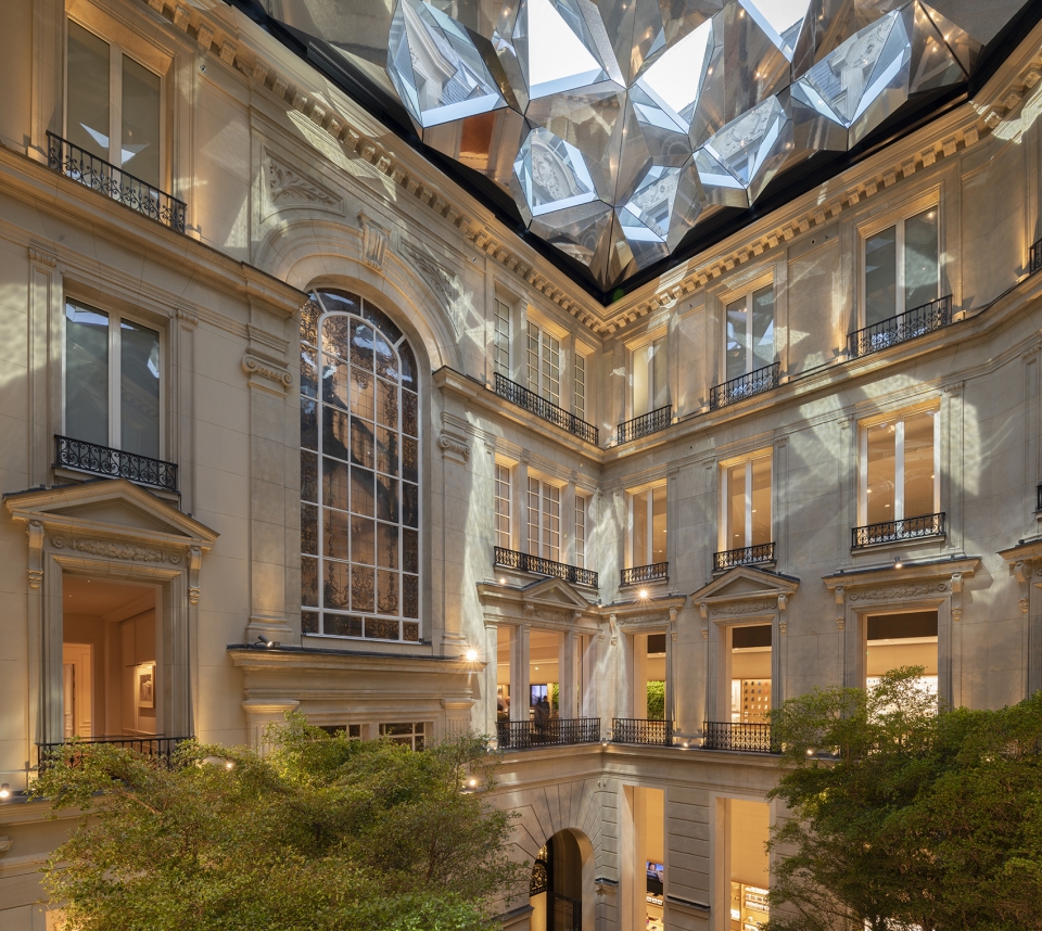 apple champs elysees by foster partners