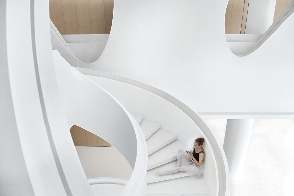 hele international art center china by pone architecture