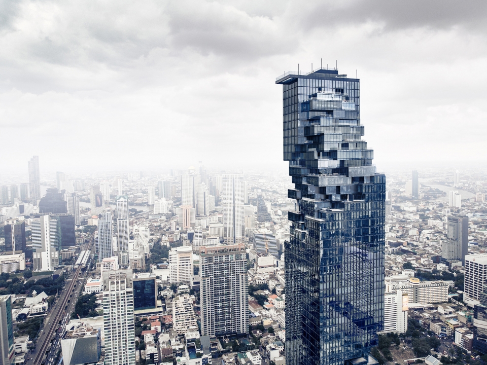 mahanakhon tower by buro ole scheeren