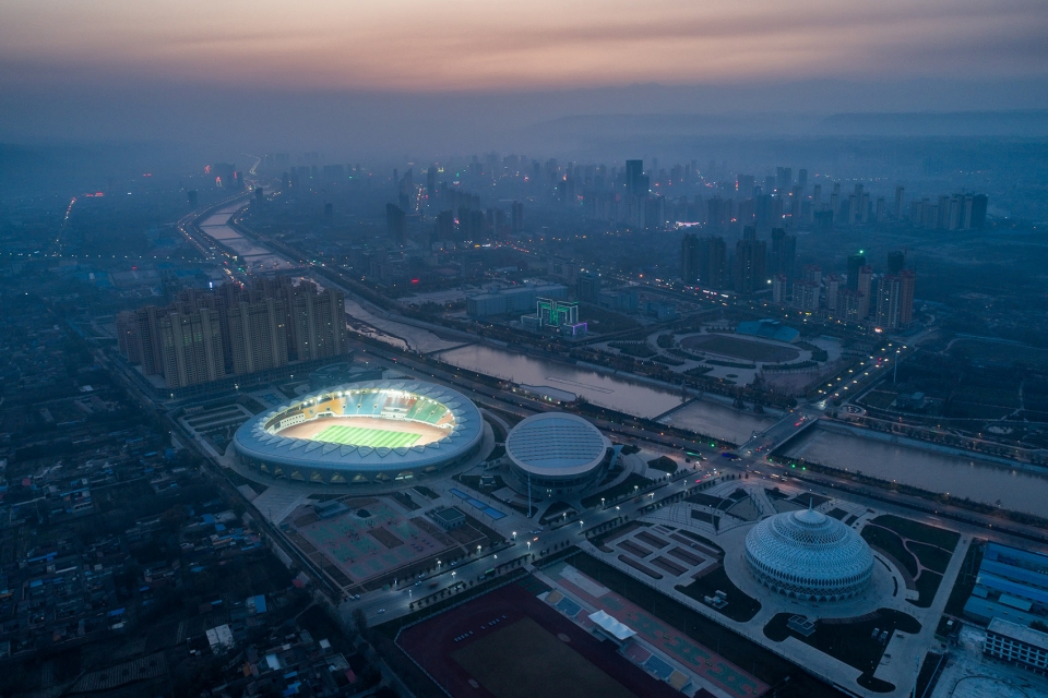 linxia olympic sports center stadium dutstudio