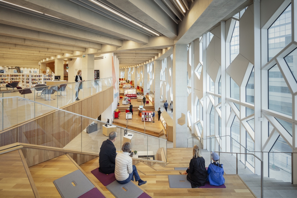 new central library of calgary by snohetta