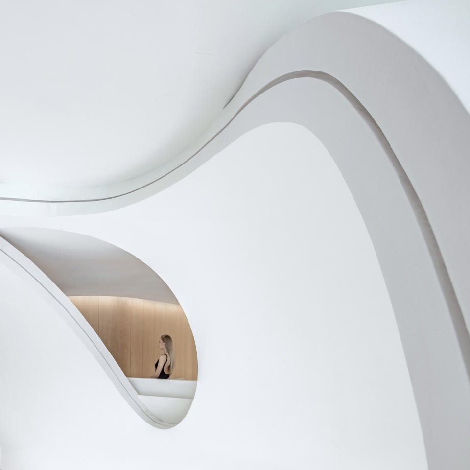 hele international art center china by pone architecture