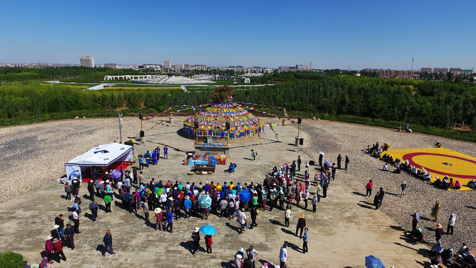 holy fire park of aolezhaoqi town inner mongolia by beijing urban landscape research institute