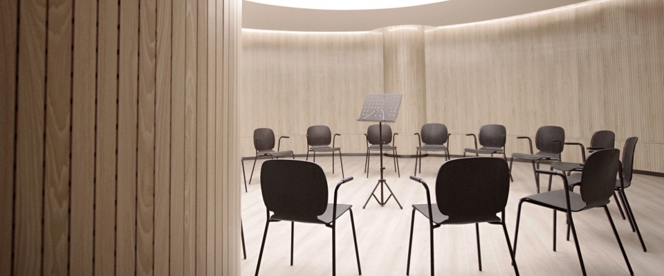 hele international art center china by pone architecture
