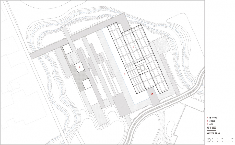 tian han cultural park china by wcy regional studio